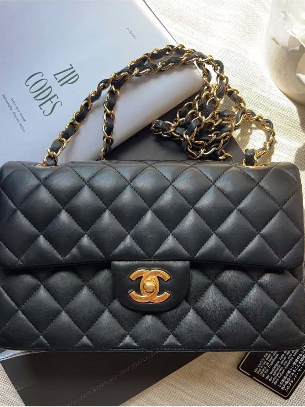 Chanel Quilted Classic Small Double Flap Bag Black